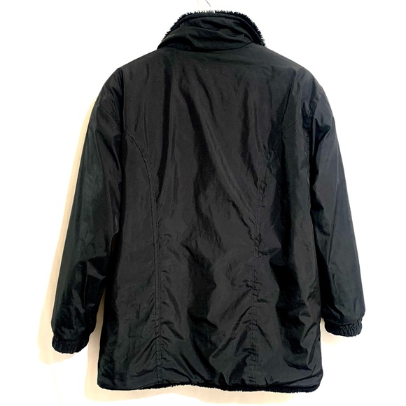 OBERMEYER 1947 REVERSIBLE FAUX FUR PAULINA SKI SNOWBOARD WINTER COAT JACKET Sz10 - Picture 7 of 14